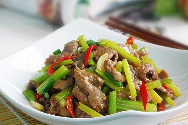 牛杂—芹菜炒牛肉做法大全,健康的家常小菜